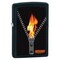 Zippo 2024 Zippo Custom Flame Zipper Black Matte ZIP-218CI006312 - alternate 1